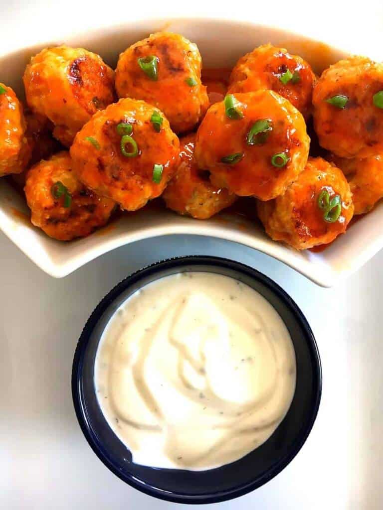 Brown Sugar Buffalo Chicken Meatballs Step 5