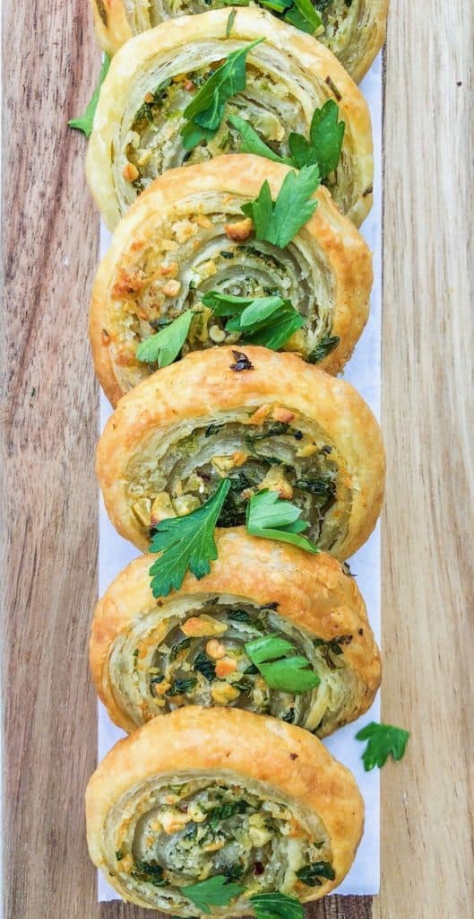 Puff PAstry Garlic n' Herb Pinwheels