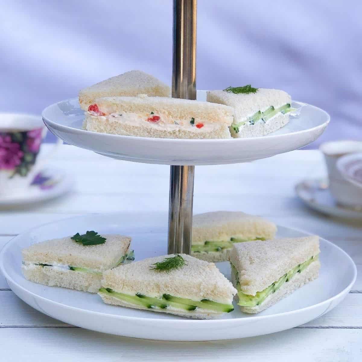 English Tea Finger Sandwiches Recipe Cart