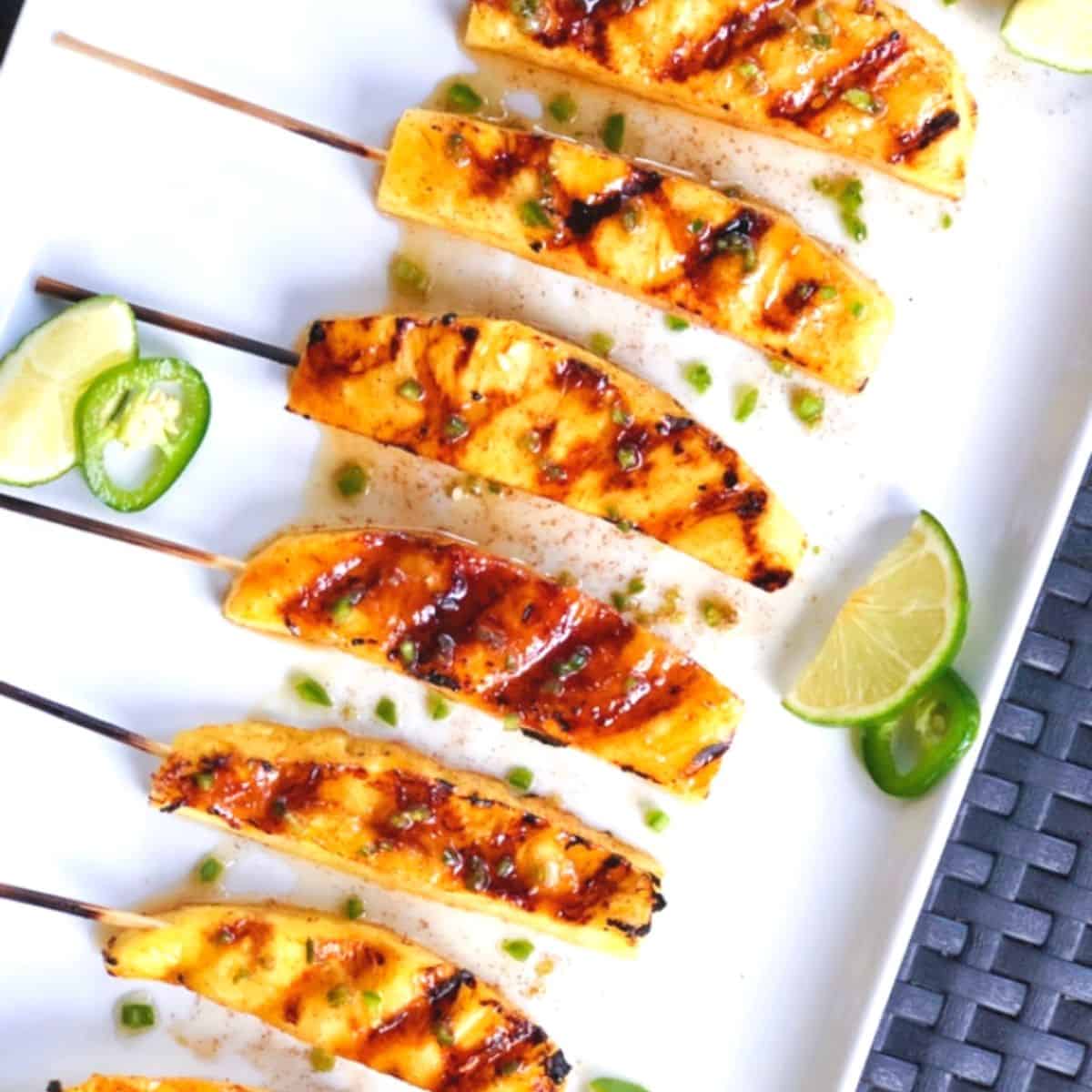 Grilled 2025 pineapple skewers