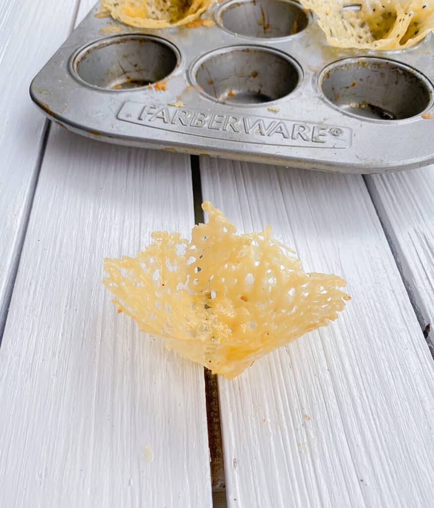 Mini Caesar Salad Parmesan Cheese Cups Aleka's GetTogether