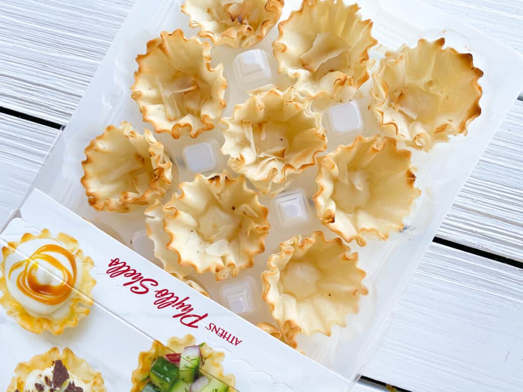 phyllo cups in a package