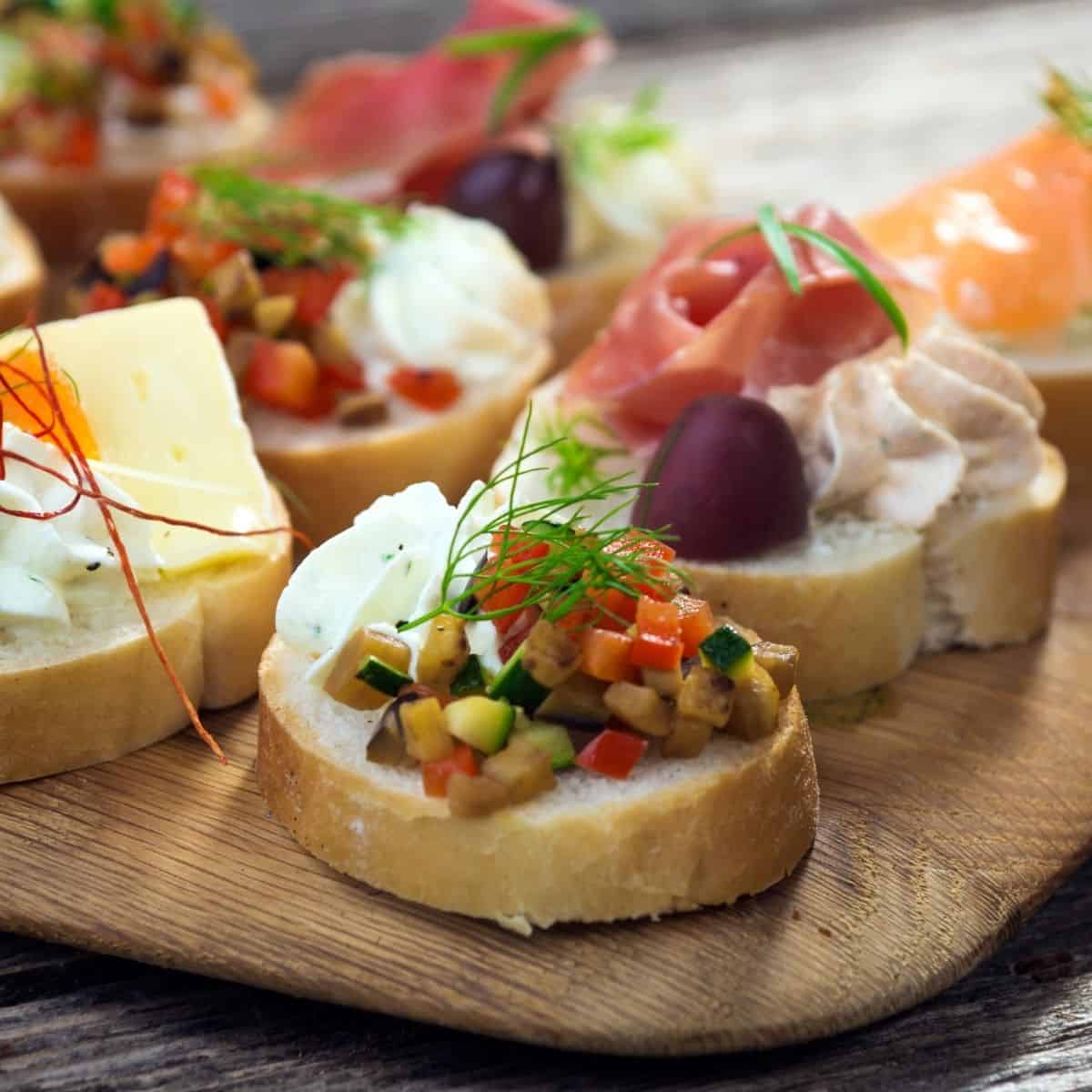 Easy Savory Canapés For Parties - Aleka's Get-Together