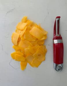 Pumpkin slices.