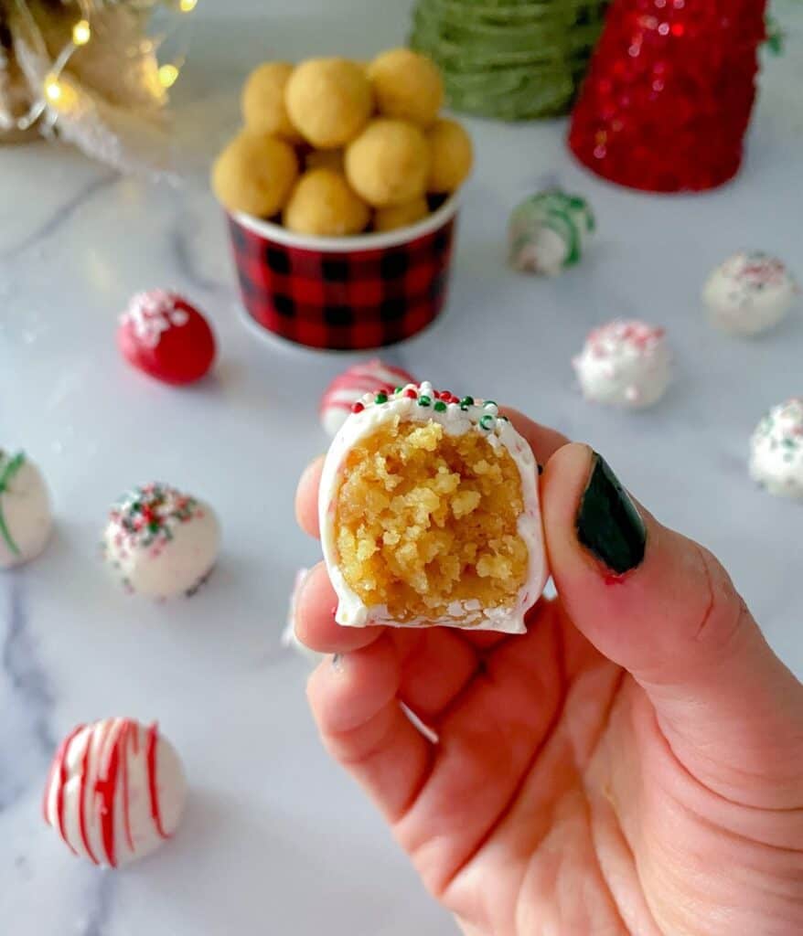 Moist Christmas Cake Balls (My Most Requested Holiday