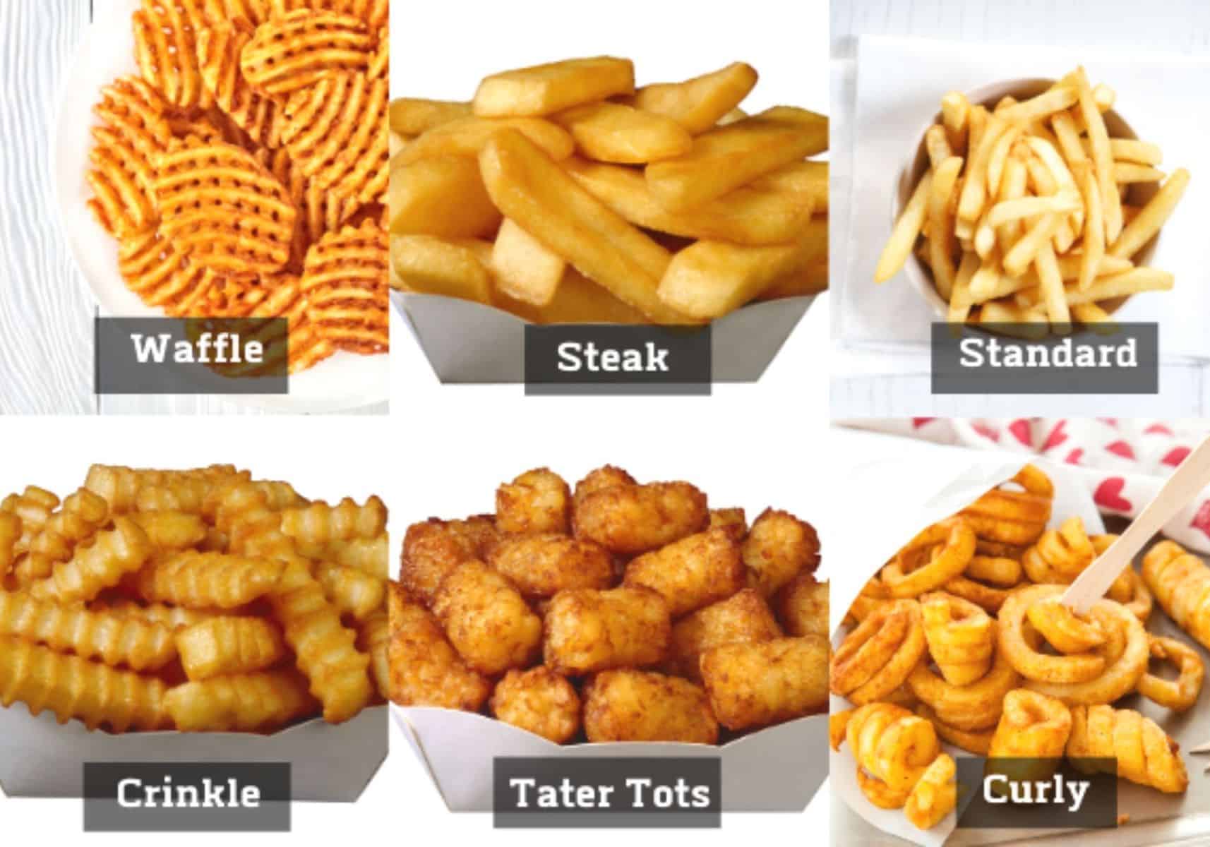 French fry choices diagram.