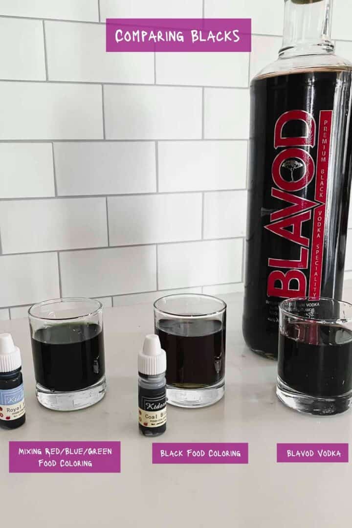 Spooky Black Cocktail For Halloween - Aleka's Get-Together