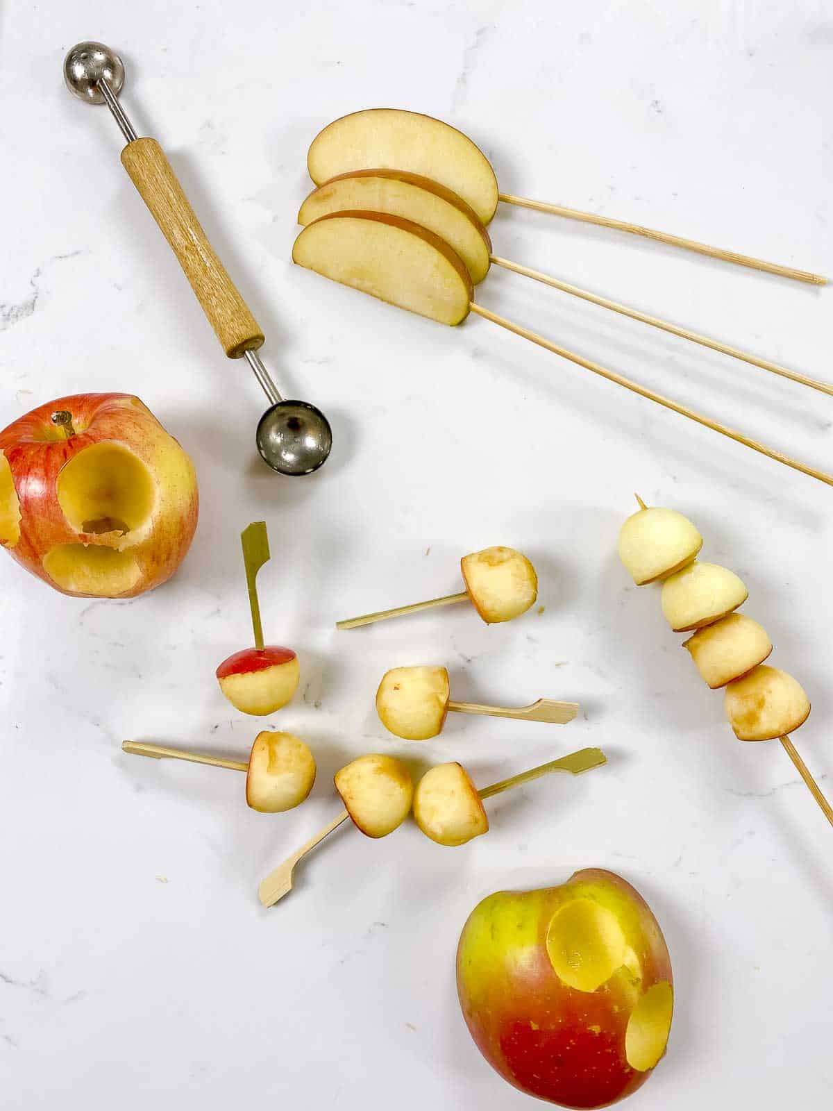 Mini Caramel Apple With Mini M&M –