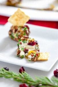 Cheese balls with nuts and cheese.