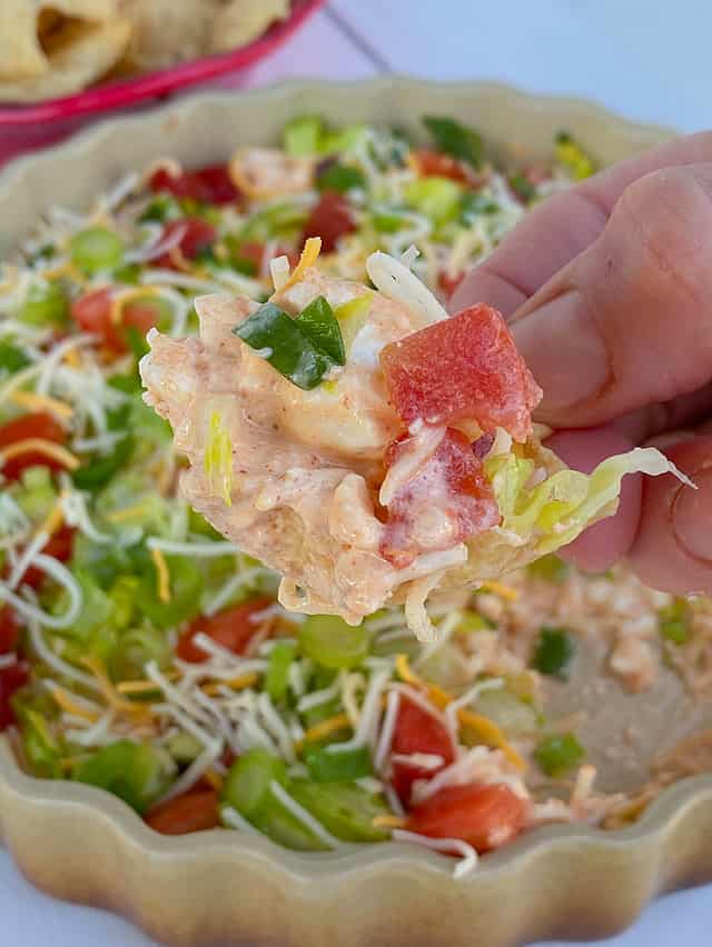 EASY Cold Taco Dip NO Cream Cheese! Aleka's GetTogether