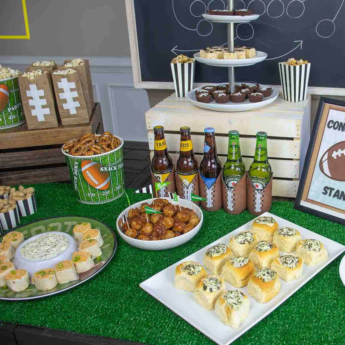 Perfect Super Bowl Party Setup (Super Bowl LVI 2022) - Draper and