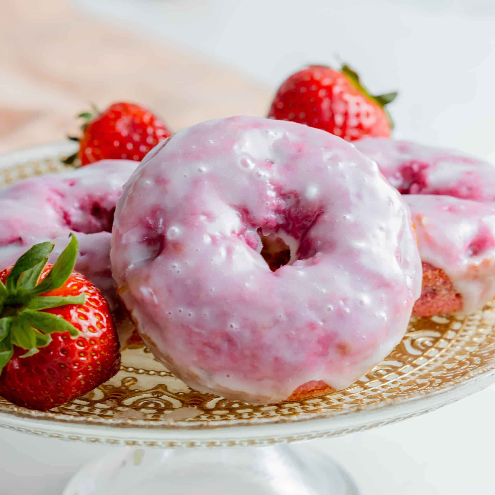Strawberry Donuts Aleka's GetTogether