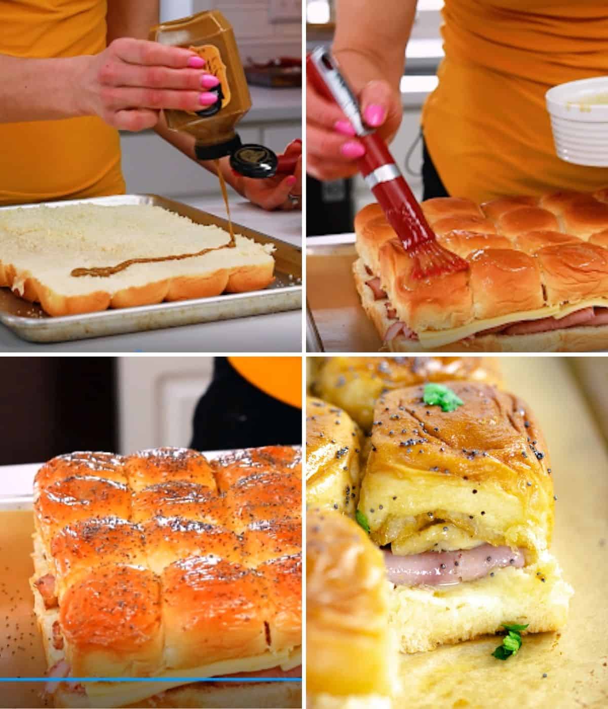 Best Baked Funeral Sandwiches (Ham and Cheese Sliders) • The Fresh