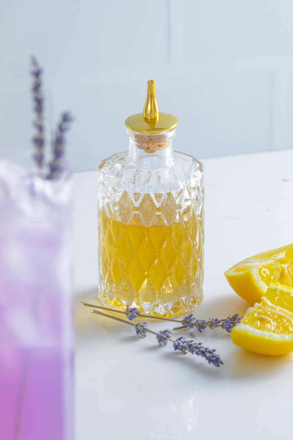 Lavender syrup for lemonade.