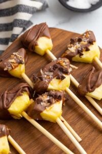 Chocolate covered pineapple.