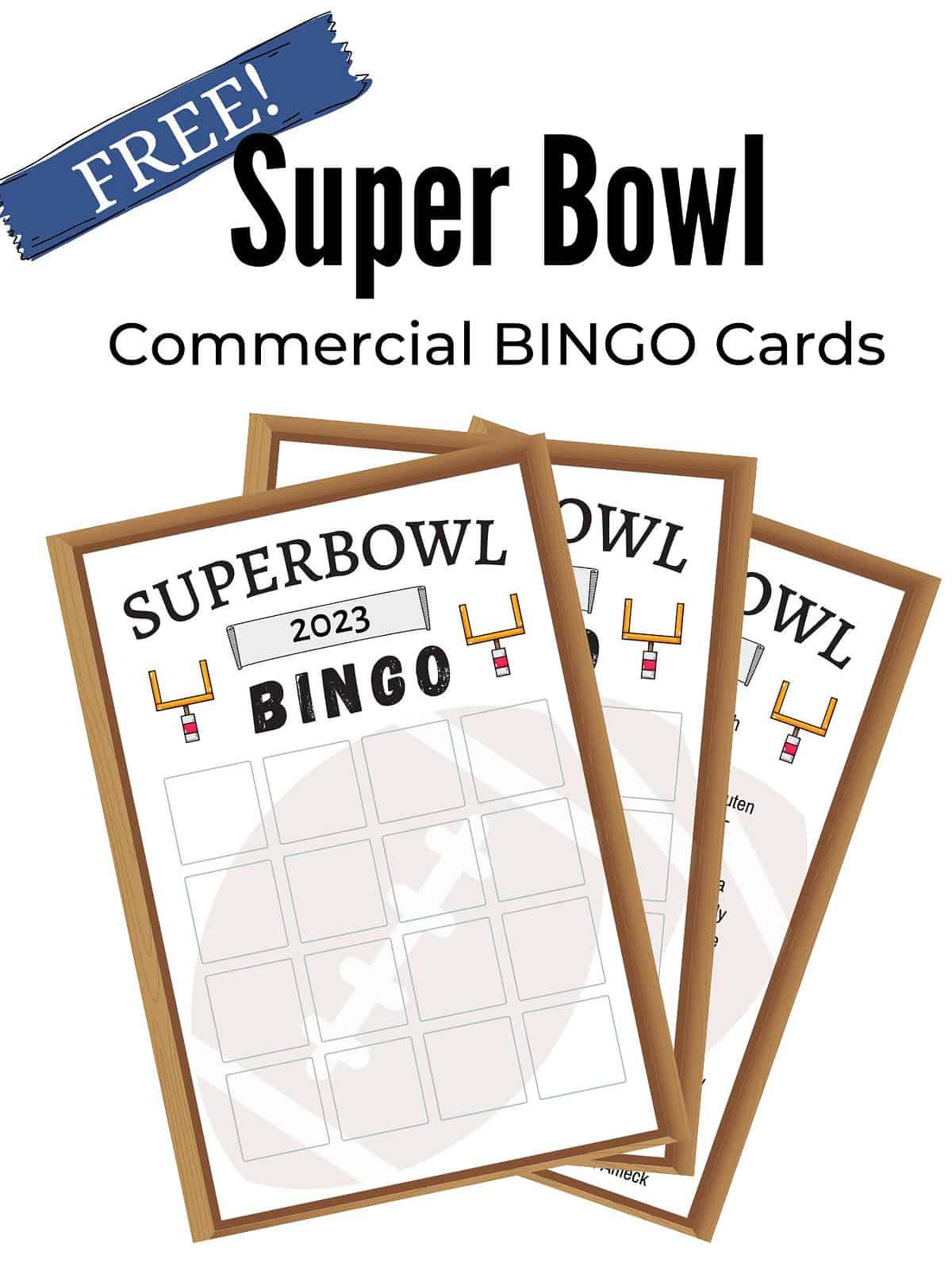 FREE Printable Super Bowl Bingo Cards for 2023 - Thrifty Jinxy