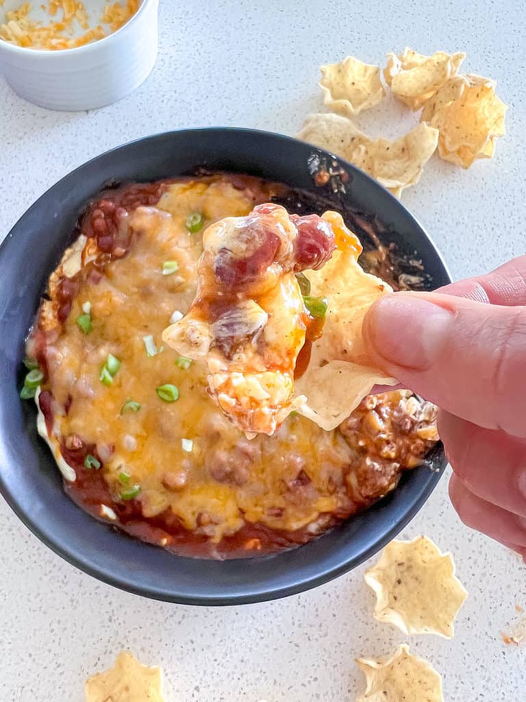 Hormel Chili Cream Cheese Dip Aleka's GetTogether