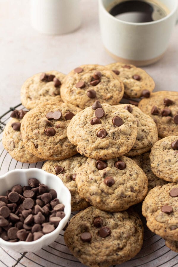Chocolate Chip Espresso Cookies Aleka's GetTogether