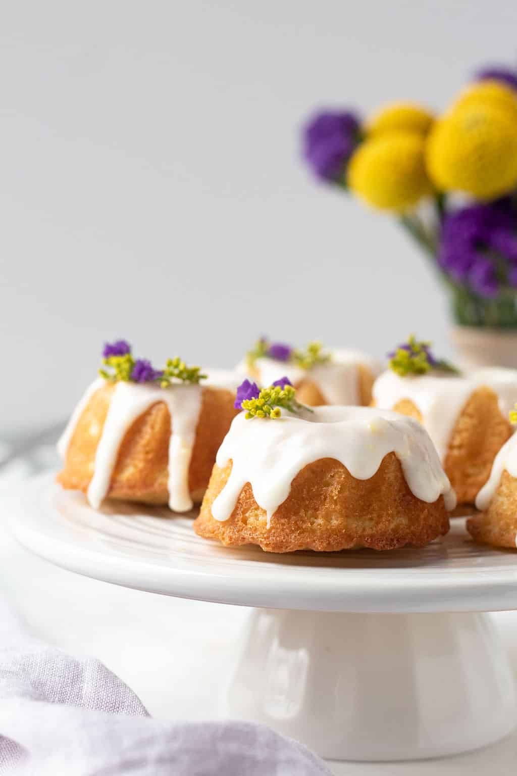 Mini Lemon Bundt Cakes - Simply Whisked