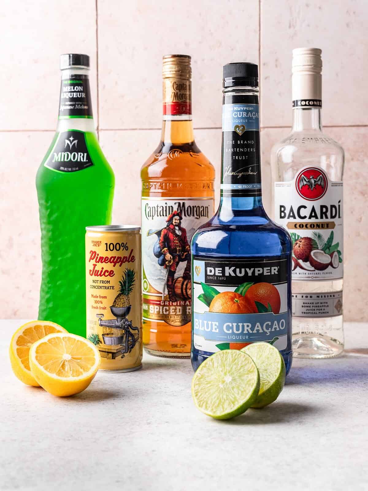 Ingredients to make liquid marijuana cocktail.