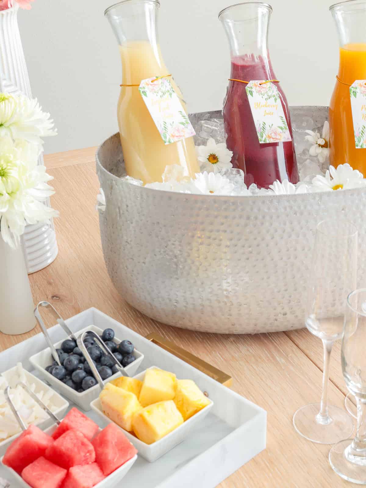 How to Host a DIY Mimosa Bar - Regain Your Sparkle