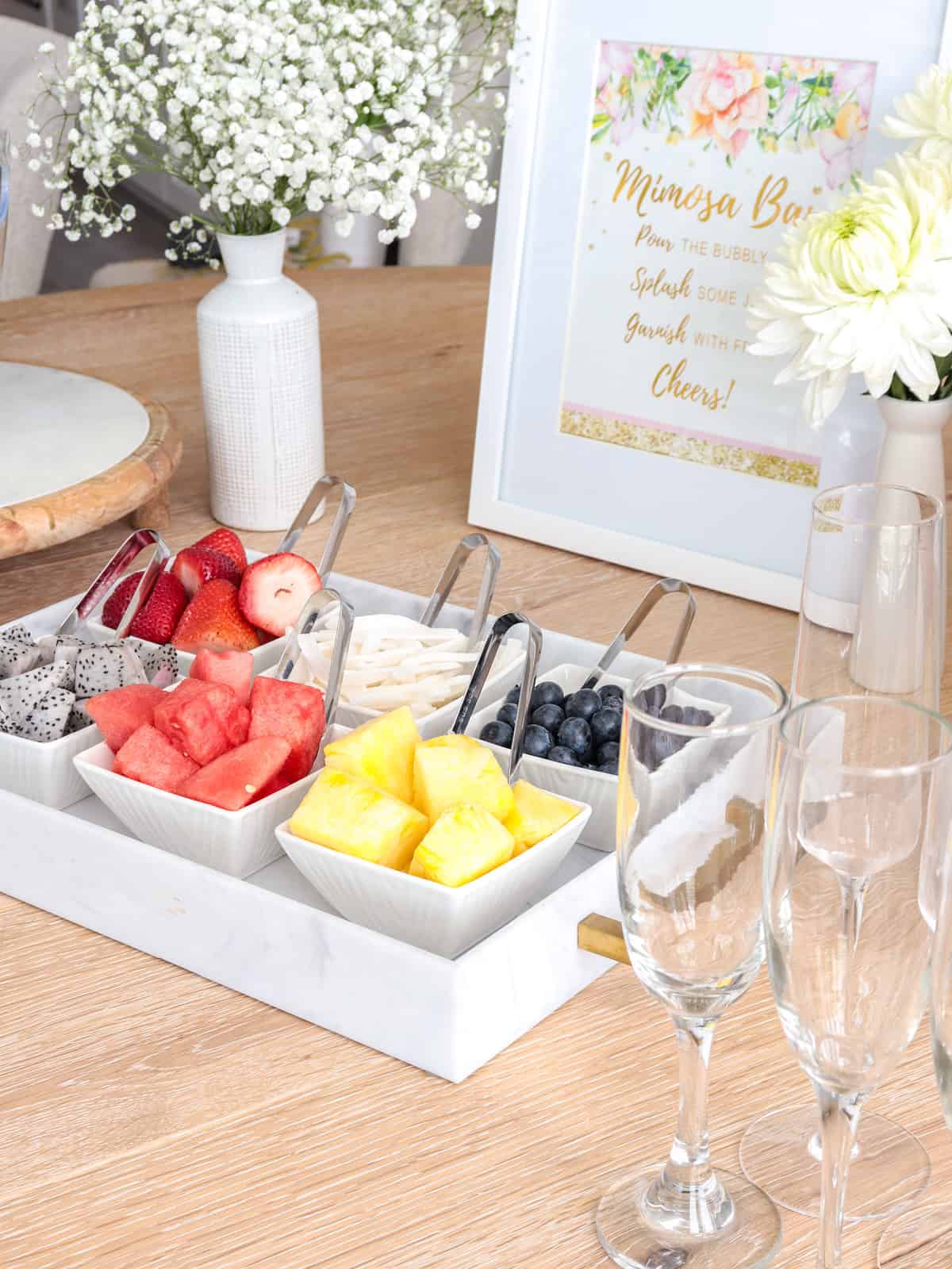 How to Make a Mimosa Bar - Sweetphi