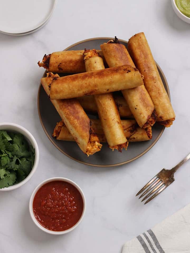 Delicious Chicken Flautas Recipe Aleka's GetTogether