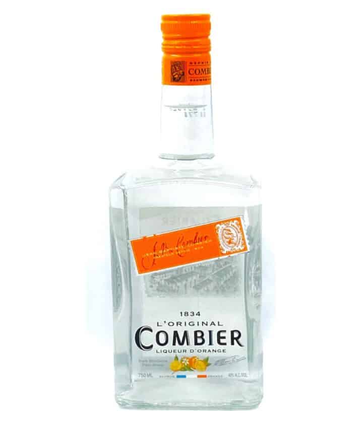 Bottle of combier orange liqueur.