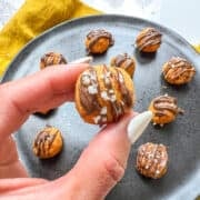 Pumpkin pie truffles.