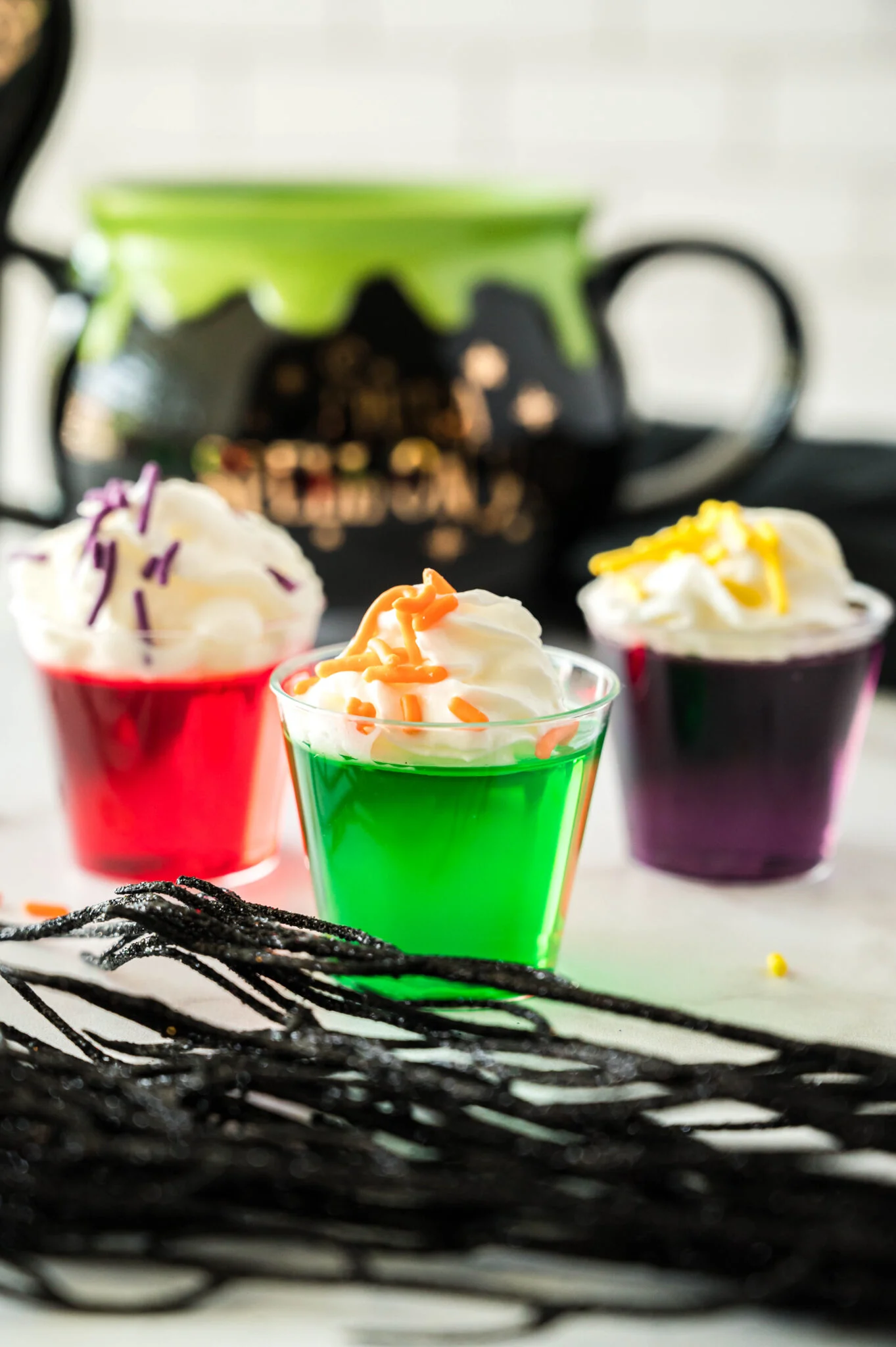 Hocus pocus jello shots.