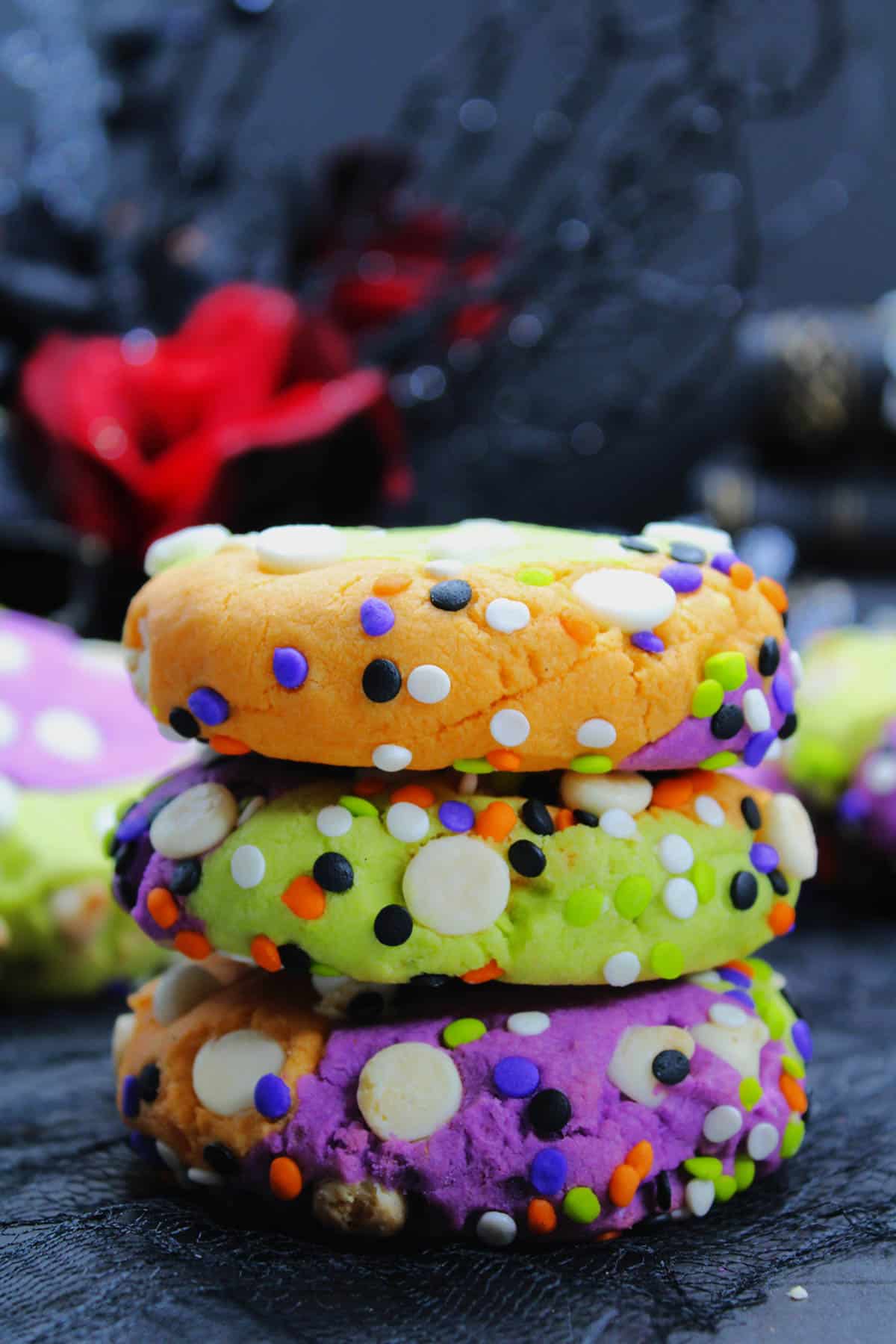 Halloween themed cookies.