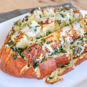 Cheesy pull apart bread.