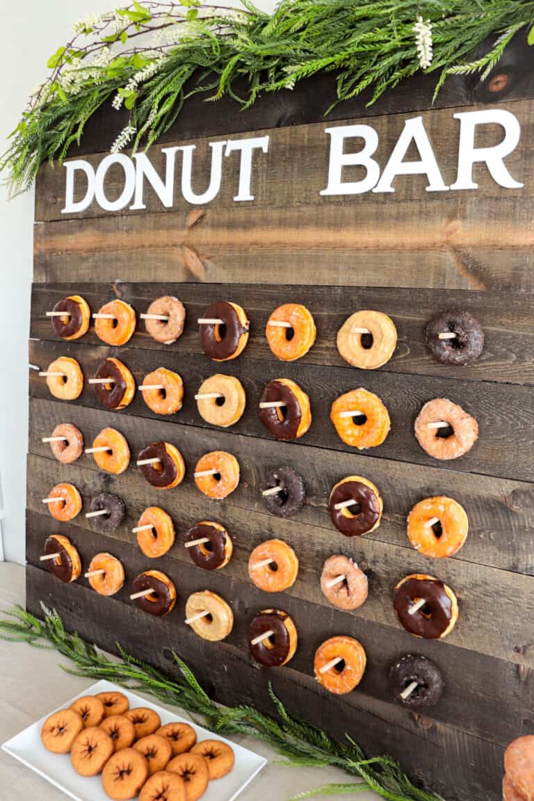 DIY Donut Wall (Donut Peg Board) - Aleka's Get-Together
