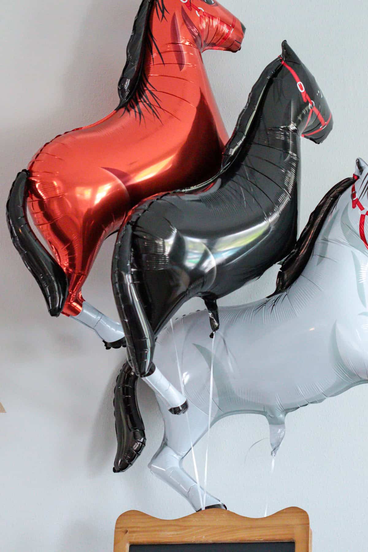 Horse balloons.