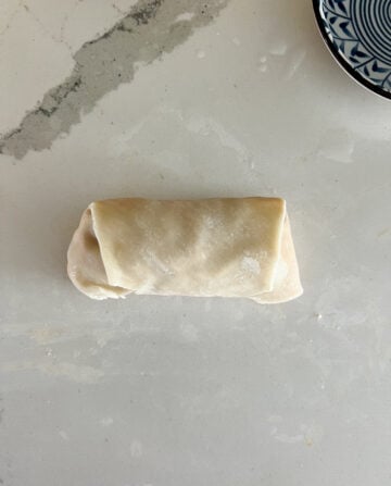 Buffalo chicken egg roll.