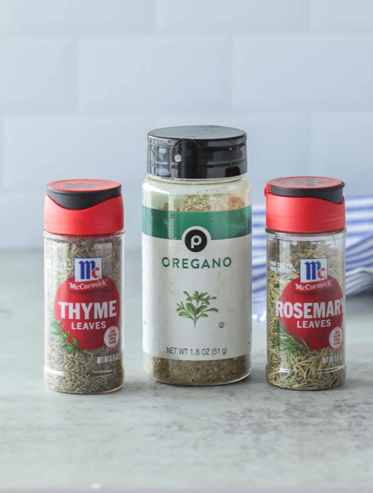 Greek potato seasoning options.